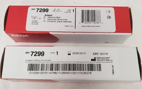 Lot of Adapt Hollister 7906 7299 8805 Cera Ring Ostomy Belt Stoma Power - Thumbnail 7