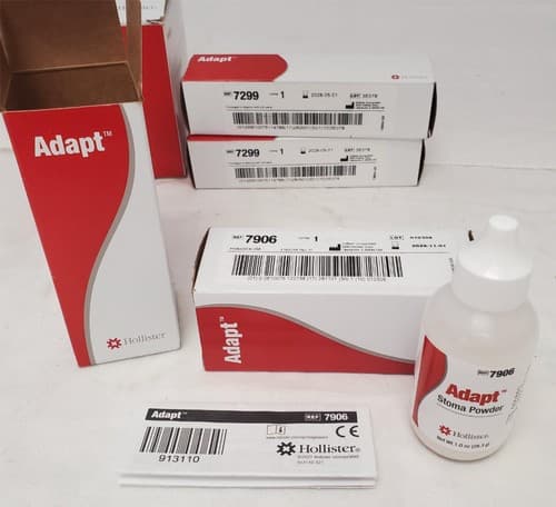 Lot of Adapt Hollister 7906 7299 8805 Cera Ring Ostomy Belt Stoma Power - Thumbnail 11