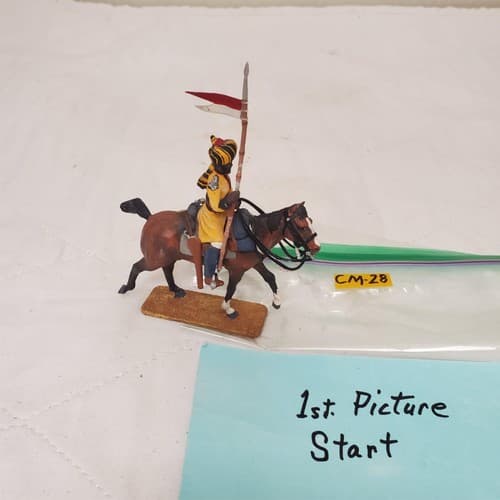 Metal Hand Painted 54mm SOE002 Skinner's Horse Lancer CM-28 - Image 1