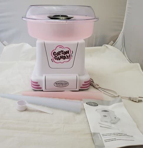 Nostalgia Electrics Hard & Sugar-Free Candy Cotton Candy Maker Machine - Thumbnail 4