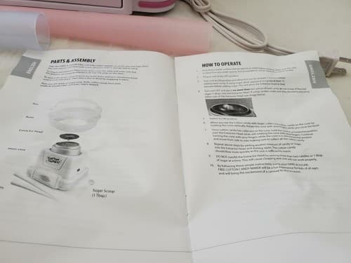 Nostalgia Electrics Hard & Sugar-Free Candy Cotton Candy Maker Machine - Thumbnail 6