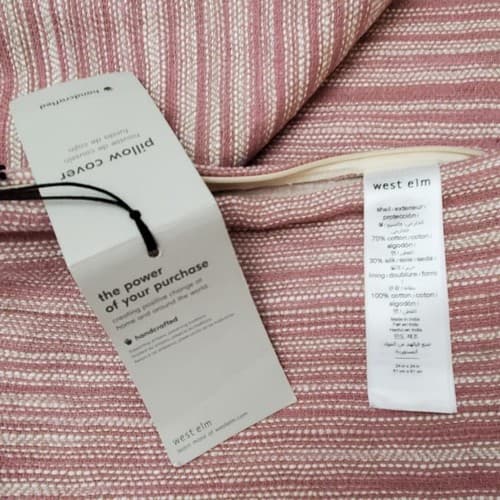 3 x Brand New West Elm Lumbar Pillowcase Cover Sham Milti Color - Thumbnail 3