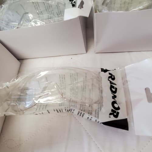 Radnor Visitor Spec Series Safety Glasses Clear Frame Clear Polycarbonate Lens - Thumbnail 2