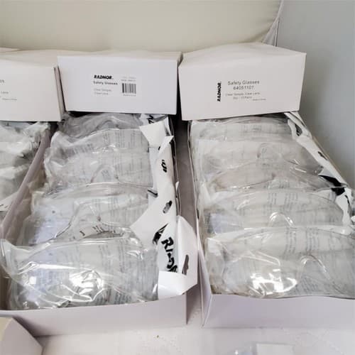 Radnor Visitor Spec Series Safety Glasses Clear Frame Clear Polycarbonate Lens - Thumbnail 6