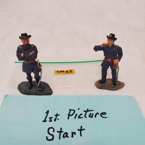 W. Britains #00273 George Meade Figure & #17223 Gettysburg Cavalry Union CM-93 - Image 1