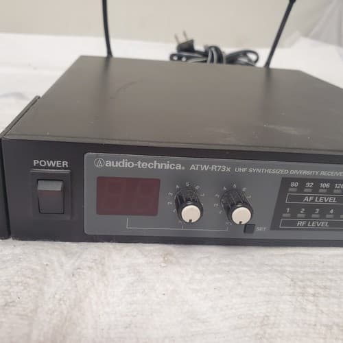 Used Audio-Technica ATW-R73x UHF Receiver 120V 60hz 9W - Rackmountable - Thumbnail 2