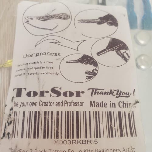 TorSor Tattoo Power Supply and Foot Pedal Set for Beginners - Thumbnail 3