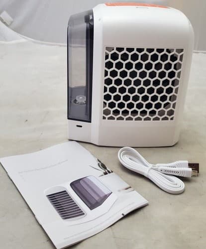 Air Cooler Fan WT-F10 Portable European Style Water-Cooled Fan (Grey/White) - Thumbnail 5
