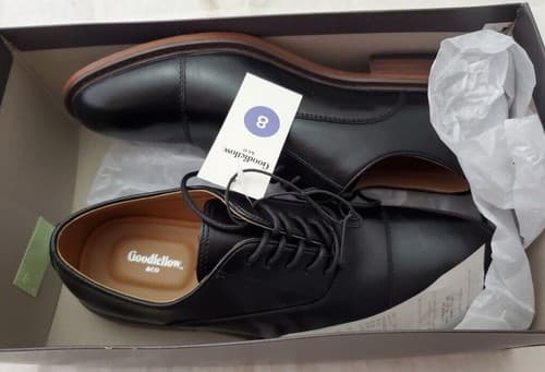Men's Joseph Oxford Dress Shoes - Goodfellow & Co Black Size 8 - Thumbnail 2