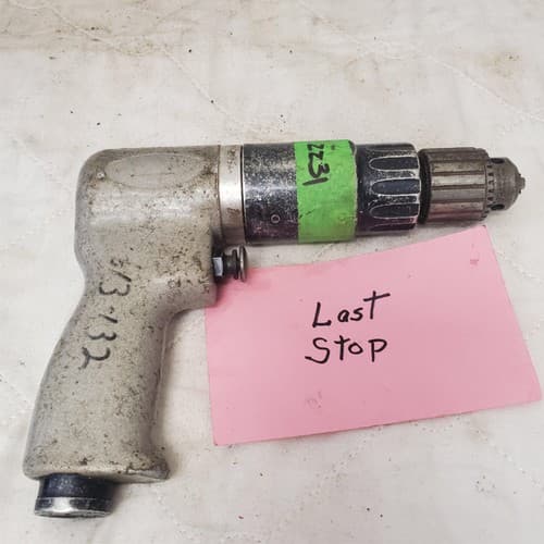 DOTCO 15C2488 Pistol Grip Pneumatic Heavy Duty Air Drill Air Tool ZZ31 - Thumbnail 8