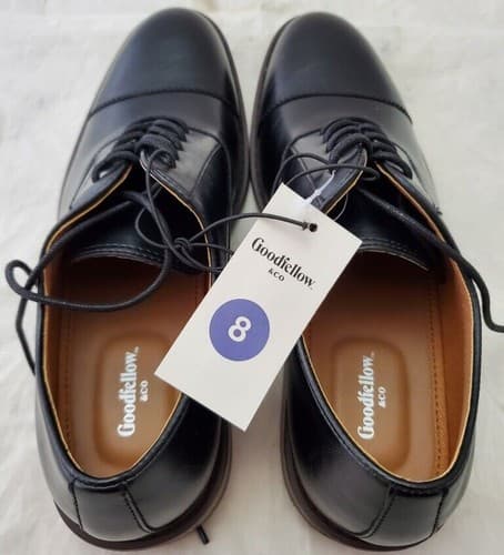 Men's Joseph Oxford Dress Shoes - Goodfellow & Co Black Size 8 - Thumbnail 4