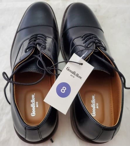 Men's Joseph Oxford Dress Shoes - Goodfellow & Co Black Size 8 - Thumbnail 3