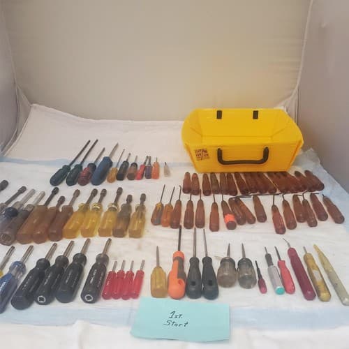 Lot of 76 Vintage Nut Drivers / Screw Drivers LOT137 - Image 1