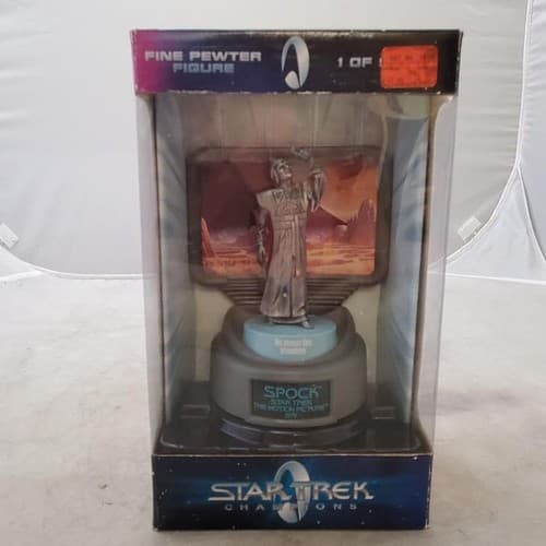 Star Trek Champions Fine Pewter Figure: Spock from "Star Trek" Motion Picture - Image 1