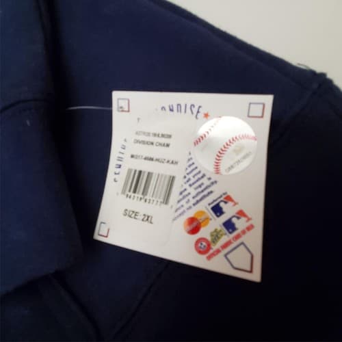 Fanatics Branded Postseason 2019 AL West Division Champions Hoodie Hooded 2XL - Thumbnail 2