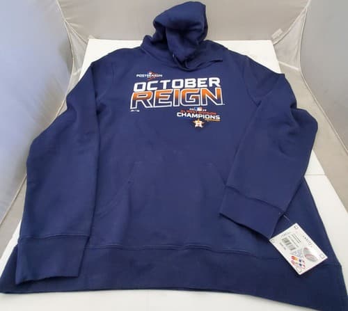 Fanatics Branded Postseason 2019 AL West Division Champions Hoodie Hooded 2XL - Image 1