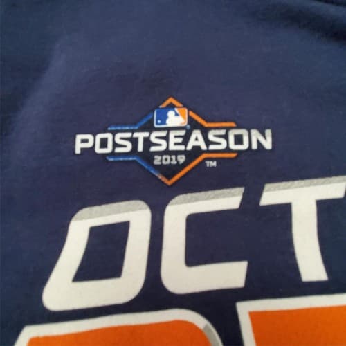 Fanatics Branded Postseason 2019 AL West Division Champions Hoodie Hooded 2XL - Thumbnail 5