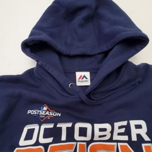Fanatics Branded Postseason 2019 AL West Division Champions Hoodie Hooded 2XL - Thumbnail 7