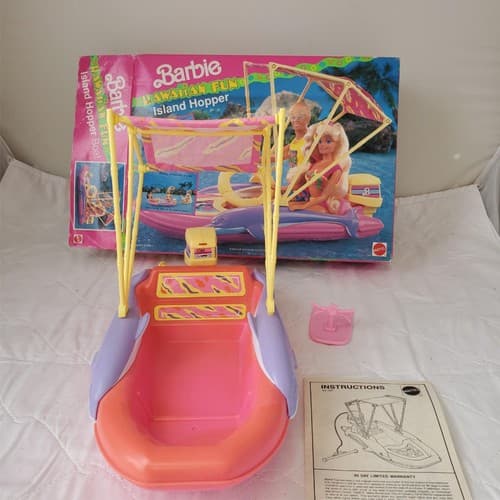 Mattel Barbie Hawaiian Fun Island Hopper Boat - Thumbnail 4
