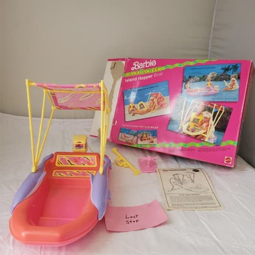 Mattel Barbie Hawaiian Fun Island Hopper Boat - Thumbnail 7