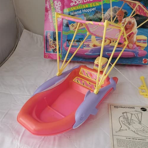 Mattel Barbie Hawaiian Fun Island Hopper Boat - Thumbnail 3