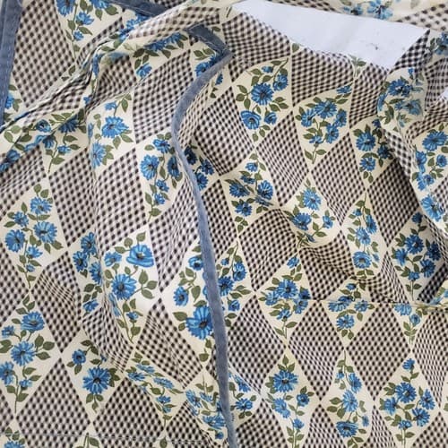 Vintage Lot of 2 Floral Flower Aprons - Thumbnail 3