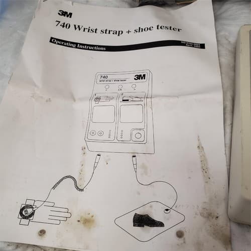 3M 740 LED Combo Wrist Strap and Shoe Tester - Thumbnail 2