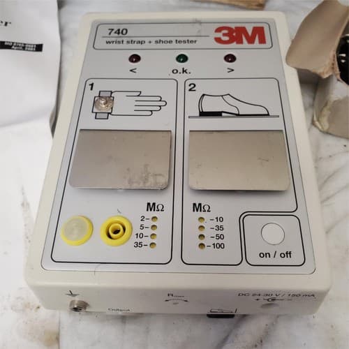 3M 740 LED Combo Wrist Strap and Shoe Tester - Thumbnail 3