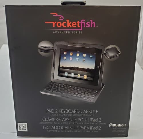 Rocketfish RF-iCAP14 iPad 2/iPad (3rd Gen) Bluetooth Keyboard Hard Shell Capsule - Image 1