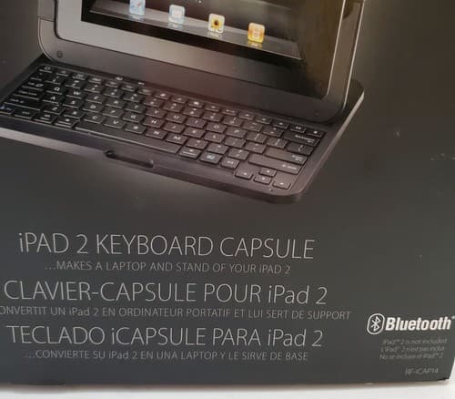 Rocketfish RF-iCAP14 iPad 2/iPad (3rd Gen) Bluetooth Keyboard Hard Shell Capsule - Thumbnail 2