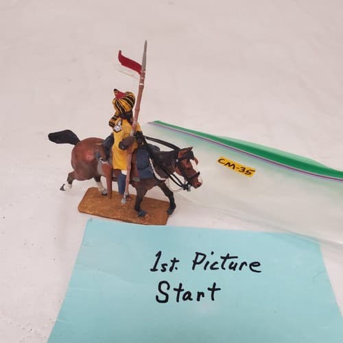 Metal Hand Painted 54mm SOE002 Skinner's Horse Lancer CM-35 - Image 1