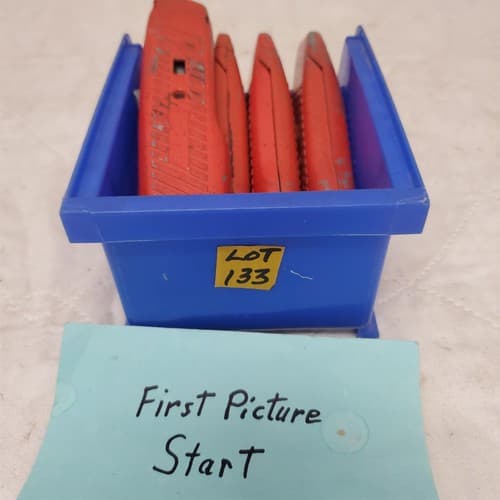 Lot of 5 Stanley Regular Duty Safety Carton Box Knife LOT-133 - Thumbnail 2