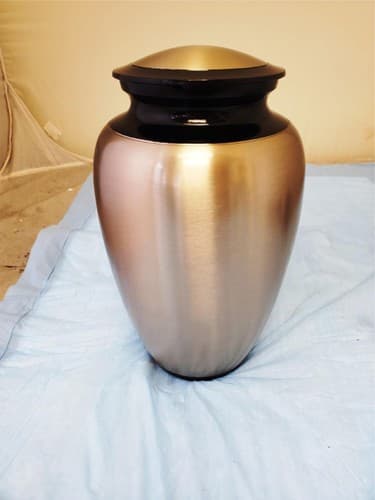Modern Beautiful Design Handcrafted Urn for Human Ashes BA-631 - Image 1