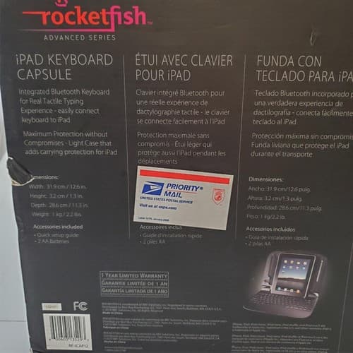 ROCKETFISH Advanced Series IPAD Keyboard / Stand / Case for APPLE - Thumbnail 7