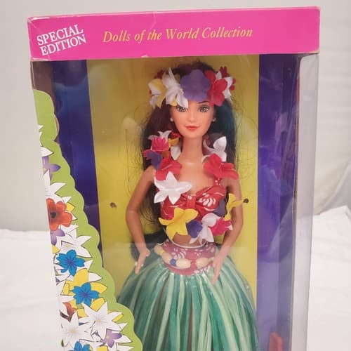1994 Mattel Special Edition Dolls of the World Collection Polynesian Barbie Doll - Thumbnail 3