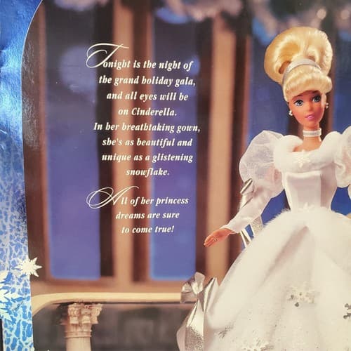 Barbie 1996 - Walt Disney's Cinderella - Holiday Princess First Series - Thumbnail 7