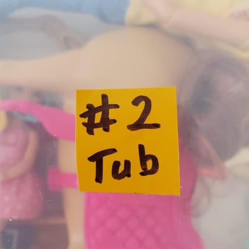 Mattel Barbie Hugs 'n Horses Barbie and Chelsea Blonde Playset #2 Tub - Thumbnail 2