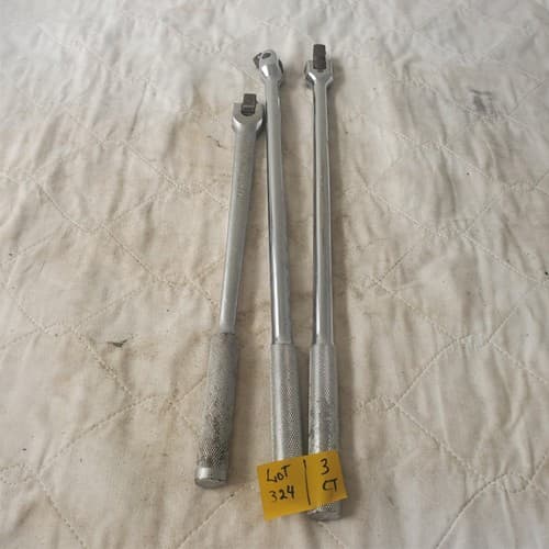 Lot of 3 Drive Flex Head Breaker Bar Extension LOT324 - Thumbnail 6