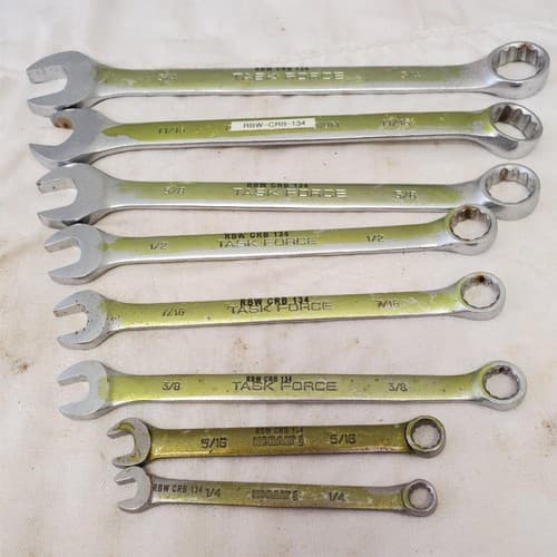 Lot of 8Pcs 12 Point SAE Combination Wrench Set - LOT 470 - Thumbnail 4