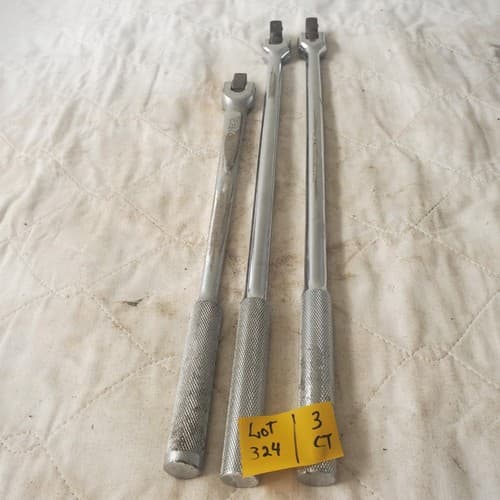 Lot of 3 Drive Flex Head Breaker Bar Extension LOT324 - Thumbnail 2