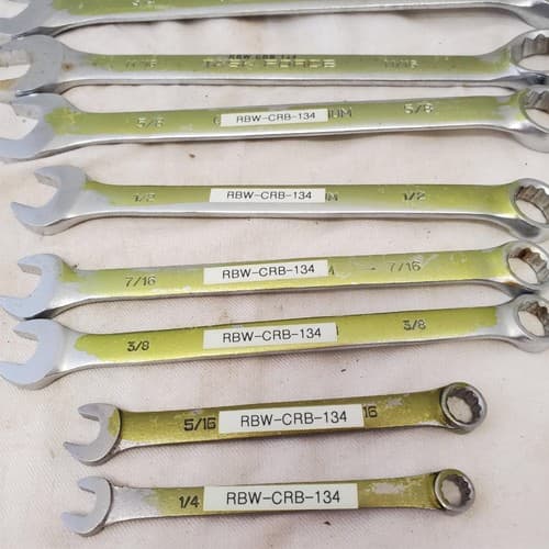 Lot of 8Pcs 12 Point SAE Combination Wrench Set - LOT 470 - Thumbnail 6