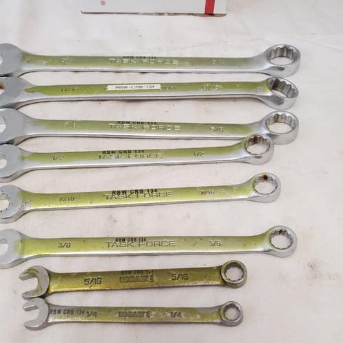 Lot of 8Pcs 12 Point SAE Combination Wrench Set - LOT 470 - Thumbnail 10