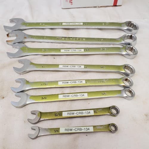 Lot of 8Pcs 12 Point SAE Combination Wrench Set - LOT 470 - Thumbnail 5