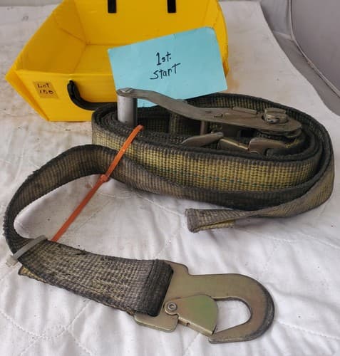 KINEDYNE Cargo Tie Down Strap w/Steel Safty Lock & Hook LOT150 - Image 1