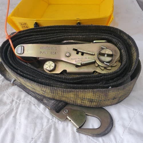 KINEDYNE Cargo Tie Down Strap w/Steel Safty Lock & Hook LOT150 - Thumbnail 7