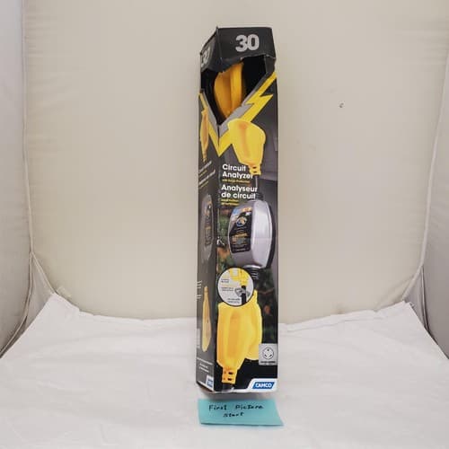 Camco Power Grip 30A RV Circuit Analyzer Plug Surge Protector - Image 1