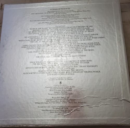 Warner Brothers - 50 Years of Film Music (Vinyl, 1973, 3-Record Box-Set) - Thumbnail 2
