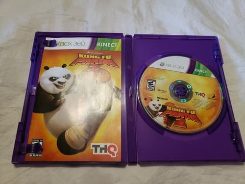 Kung Fu Panda 2 KINECT Microsoft Xbox 360, 2011 THQ Game Disc - Thumbnail 2