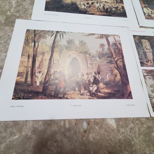 Lot of 9 Art Prints of Ruins and Temples - Thumbnail 10