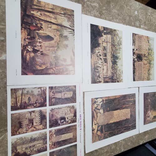 Lot of 9 Art Prints of Ruins and Temples - Thumbnail 12
